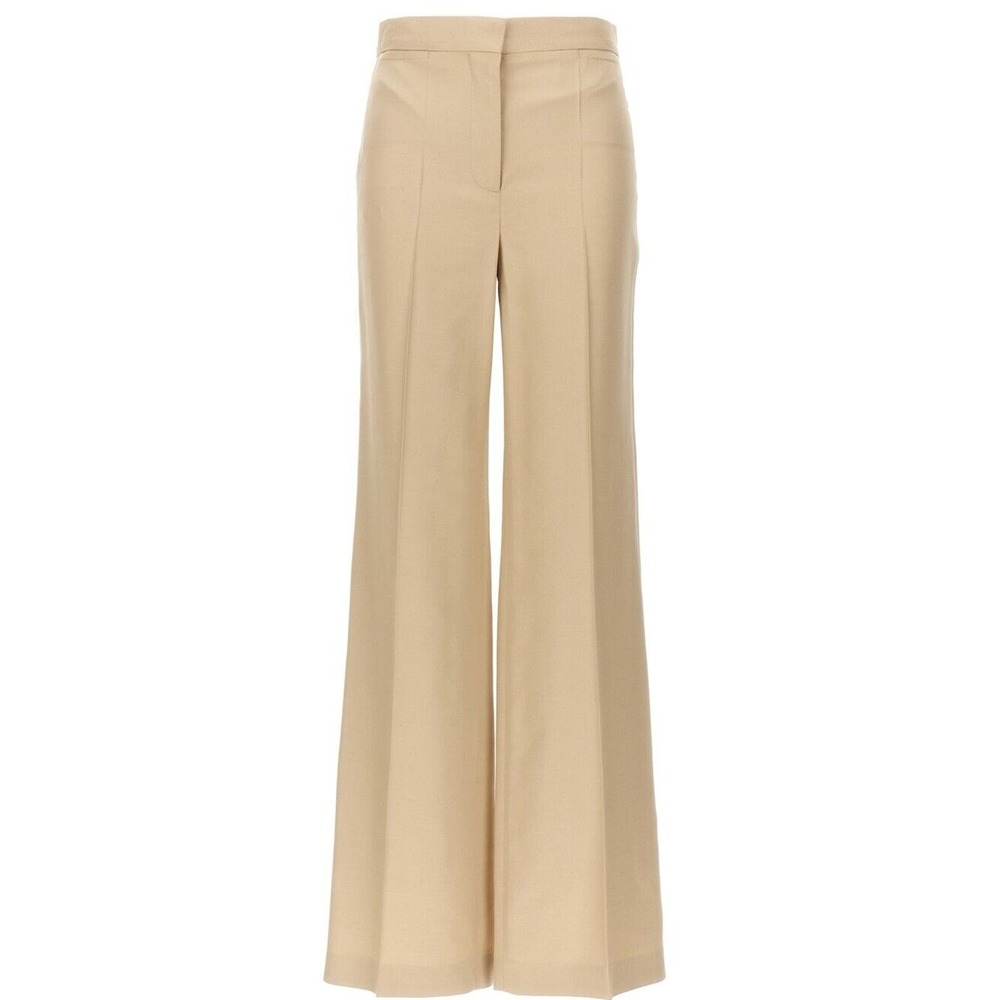 Stella McCartney Wide Leg Pleated Trousers Made In Italy Size 40/ US Size 4